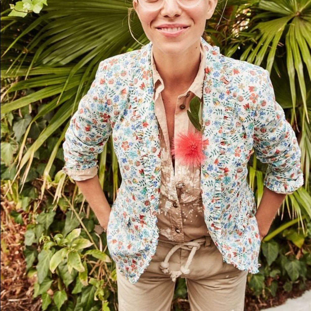 J. Crew Liberty Floral Blazer